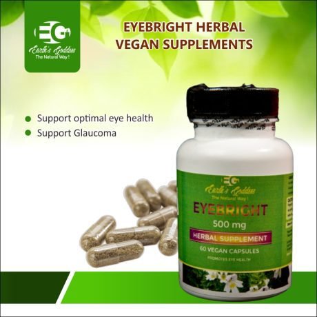 Eyebright (Euphrasia) – Eye Health Supplement, Vitamins for Eyes - 60 Vegan Capsules, 500 mg