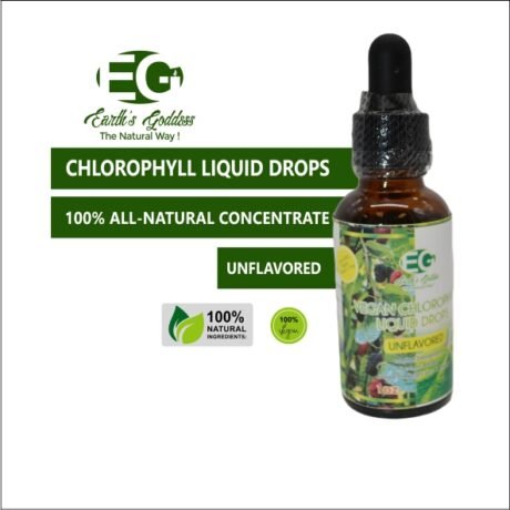 Chlorophyll Liquid Drops – Energy Boost | Immune System Support | Internal Deodorant | Bad Breathe. 100% Natural, Potent, Minty Taste. 1 Oz.