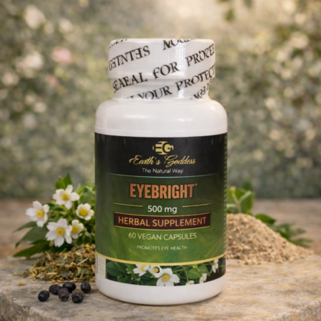 Eyebright Herbal Capsules Plant-Based Vision Support Formula  60 Vegan Capsules – 1 Month Supply