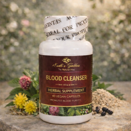 Blood Cleanser Advanced Botanical Purification Formula  60 Vegan Capsules – 1 Month Supply