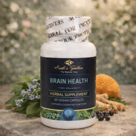 Brain Health Supplement Advanced Cognitive Support Formula  60 Vegan Capsules – 1 Month Supply